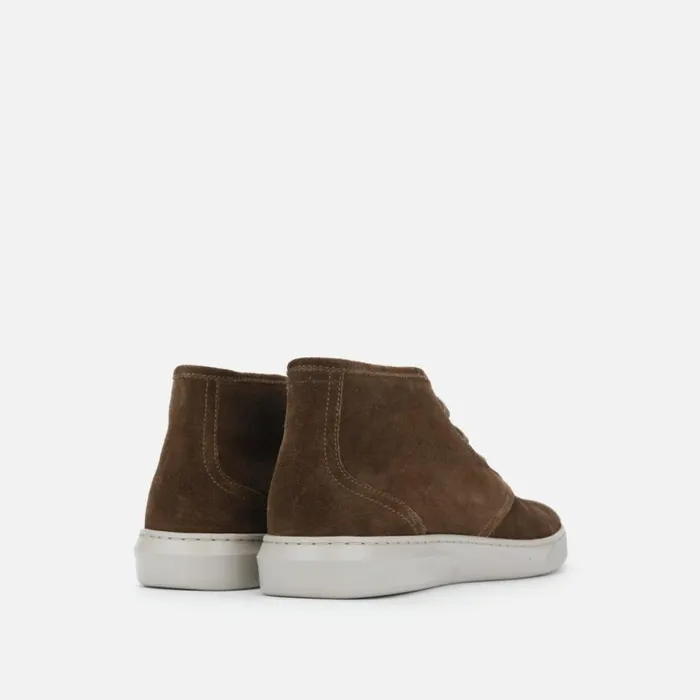 Kenneth Cole Liam Suede Chukka Sneaker Dark Taupe Men Sneakers