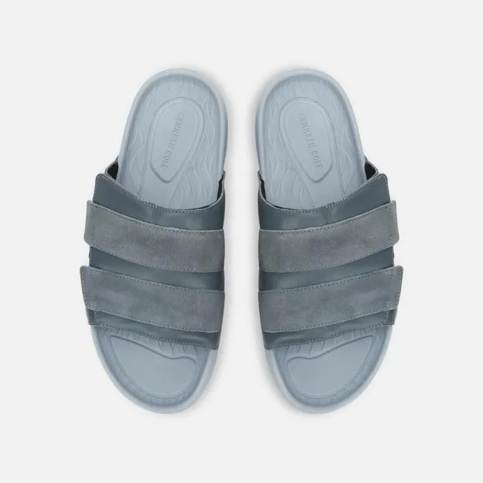 Kenneth Cole Nova Band Slide Sandal Grey Men Sandals