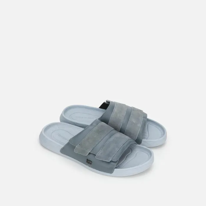 Kenneth Cole Nova Band Slide Sandal Grey Men Sandals