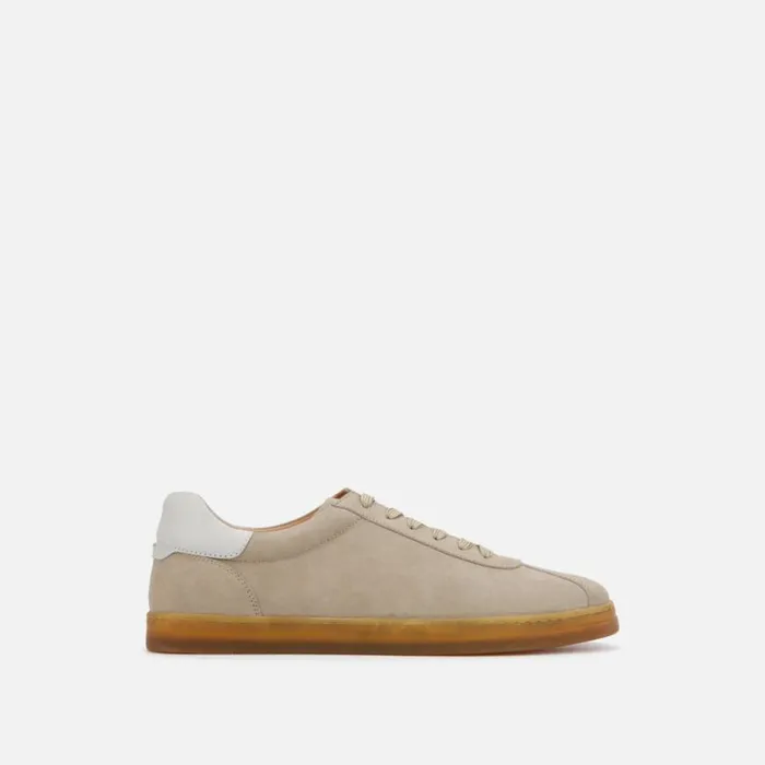 Kenneth Cole Nyle Suede Sneaker Taupe Men Sneakers
