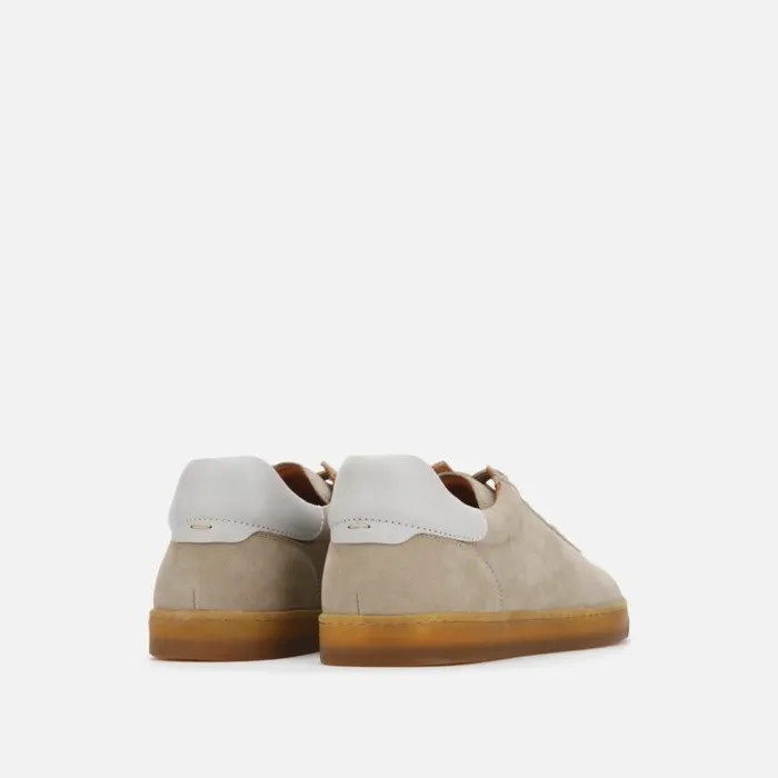 Kenneth Cole Nyle Suede Sneaker Taupe Men Sneakers
