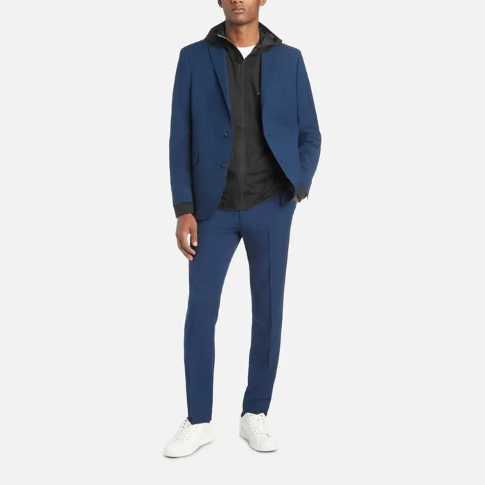 Kenneth Cole ReadyFlex ModernFit Suit Jacket Blue Men Suiting