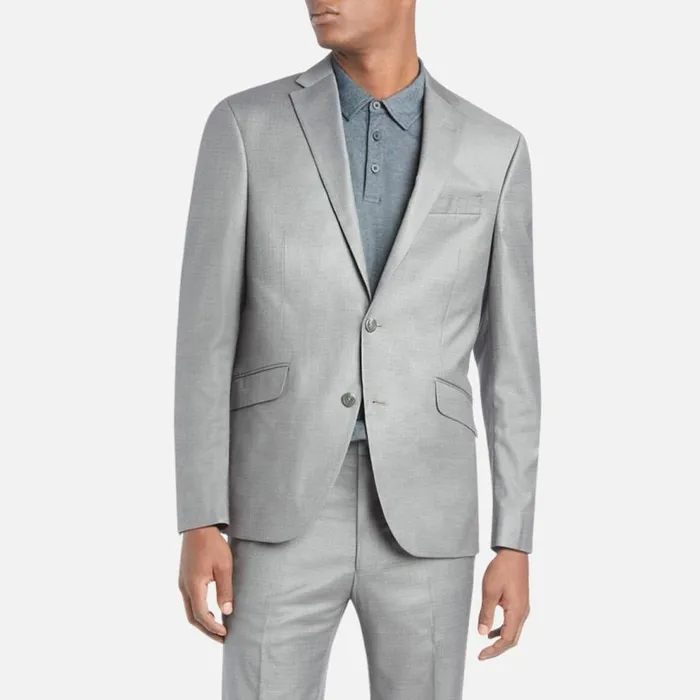 Kenneth Cole ReadyFlex ModernFit Suit Jacket Grey Men Suiting