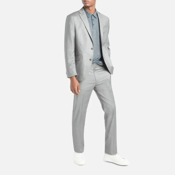 Kenneth Cole ReadyFlex ModernFit Suit Jacket Grey Men Suiting
