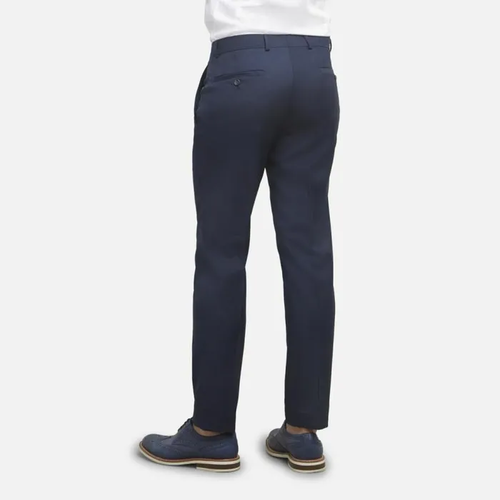 Kenneth Cole Slim Fit Suit Trousers 8211 Blue Blue Men Bottoms