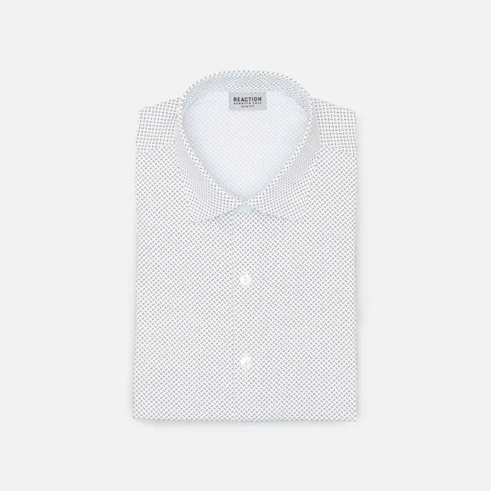 Kenneth Cole Slim Tek Fit Spread Collar Dress Shirt In Dashed Chevron Ash Men Dress Shirts Kenneth Cole Slim Tek Fit Spread Collar Dress Shirt In Dashed Chevron Ash Men Dress Shirts