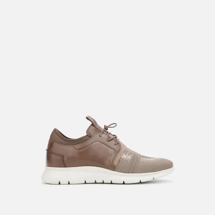 Kenneth Cole Trent Flex Knit Jogger Beige Men Sneakers