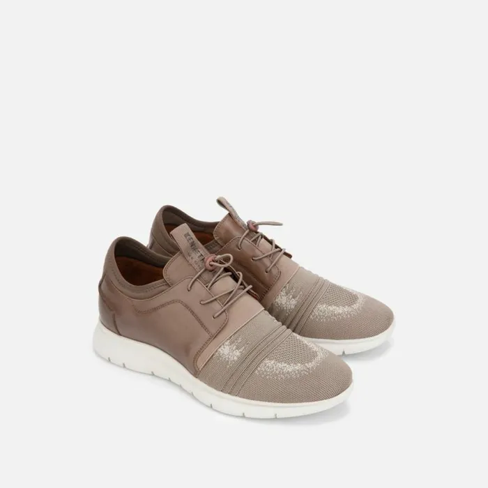 Kenneth Cole Trent Flex Knit Jogger Beige Men Sneakers