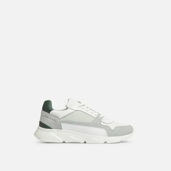 Kenneth Cole Varden Mid Jogger Sneaker Mint Combo Men Sneakers