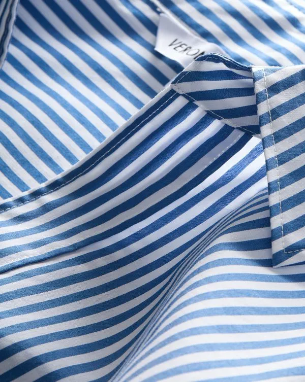 Khai Top Blueandwhite Stripe Women Veronica Beard Tops Khai Top Blueandwhite Stripe Women Veronica Beard Tops