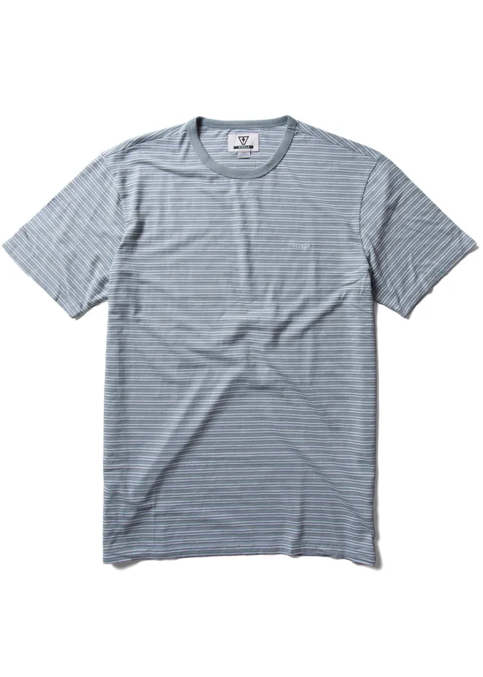 Knit Tees Trimmer Ss Tee Blue Slate Vissla Men