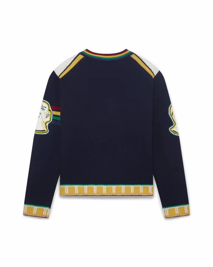 Knitwear Men Casablanca Paris Fraternity Jumper