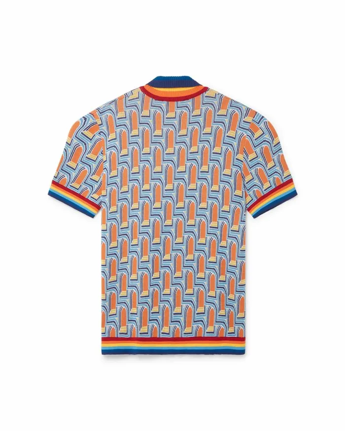 Knitwear Men Casablanca Paris L039Arche De Nuit Polo Shirt