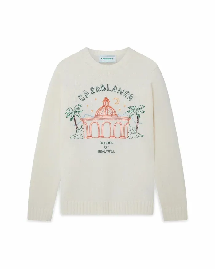 Knitwear Men Casablanca Paris School Of Beautiful Jumper
