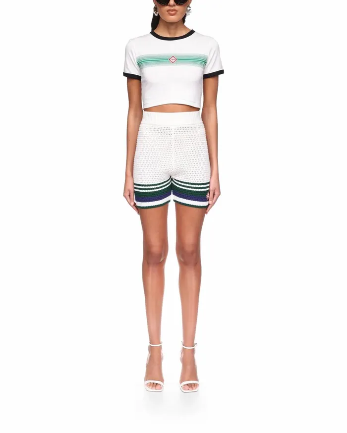 Knitwear Women Casablanca Paris Crochet Tennis Shorts