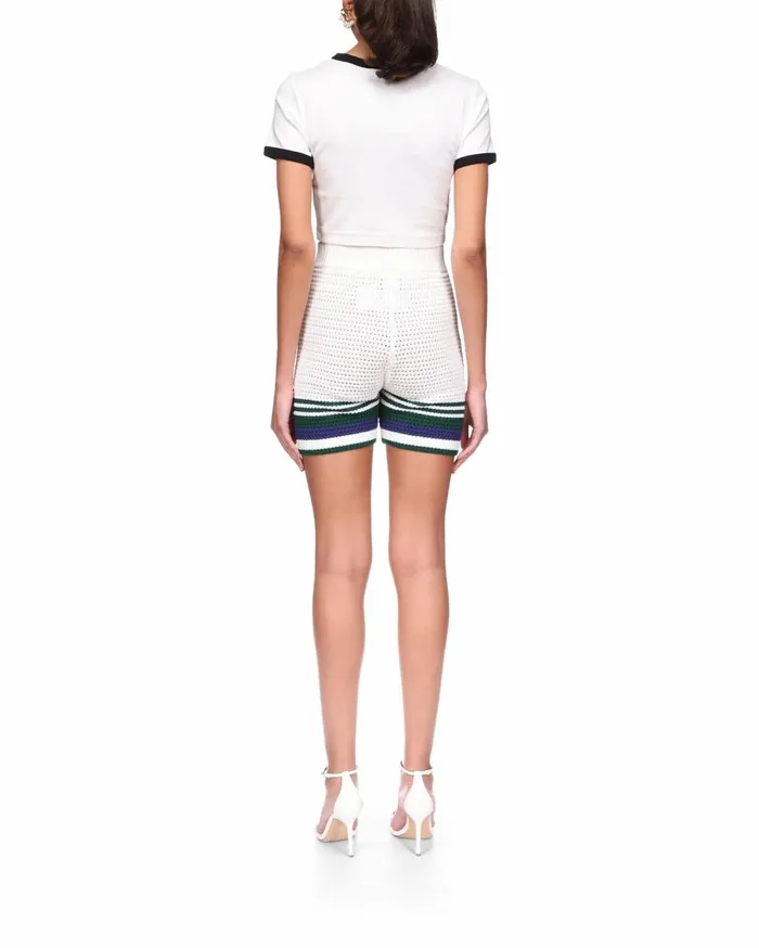 Knitwear Women Casablanca Paris Crochet Tennis Shorts