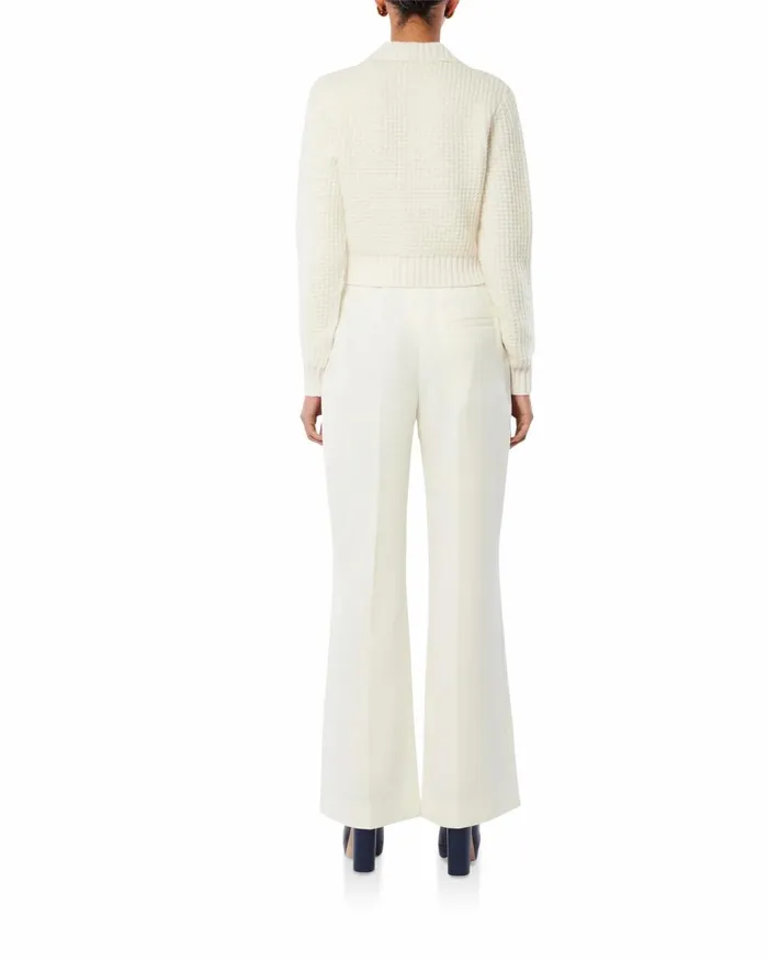 Knitwear Women Casablanca Paris Cropped Waffle Knit Cardigan Knitwear Women Casablanca Paris Cropped Waffle Knit Cardigan