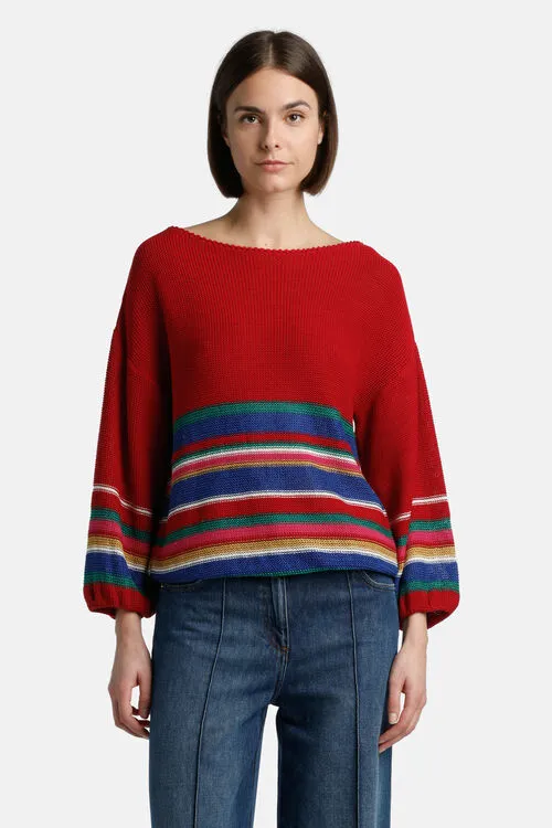 Knitwear Women Luisa Spagnoli Colors Colors White