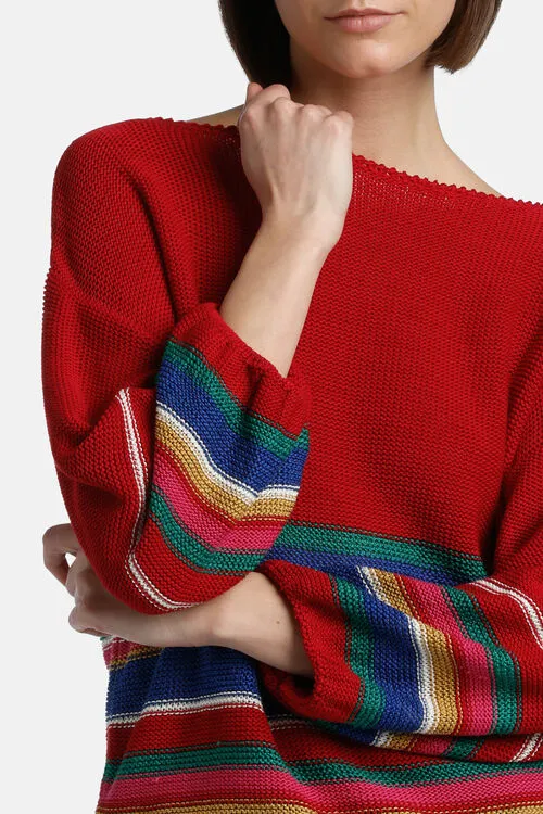 Knitwear Women Luisa Spagnoli Colors Colors White Knitwear Women Luisa Spagnoli Colors Colors White