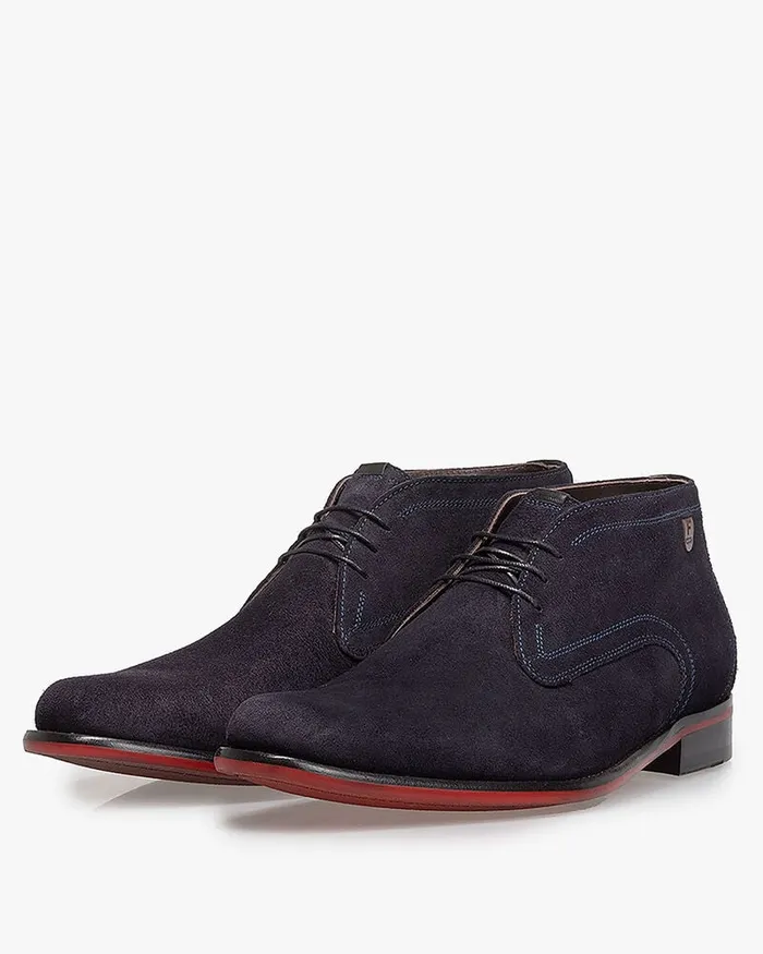 Lace Shoes Men Floris Van Bommel De Draver 0100 Suede