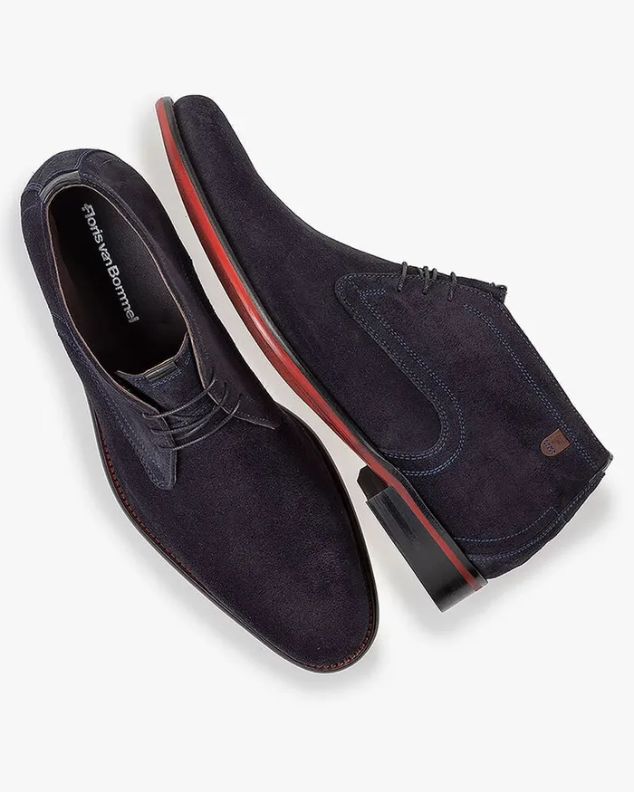 Lace Shoes Men Floris Van Bommel De Draver 0100 Suede