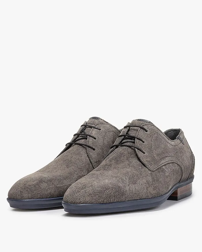 Lace Shoes Men Floris Van Bommel De Mosser 0403 Nubuckleather