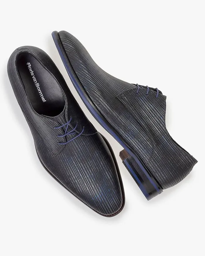 Lace Shoes Men Floris Van Bommel De Netter 1601 Metallicprint