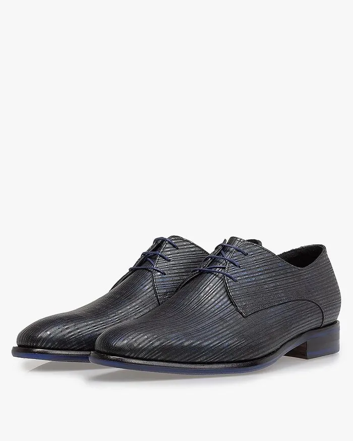 Lace Shoes Men Floris Van Bommel De Netter 1601 Metallicprint