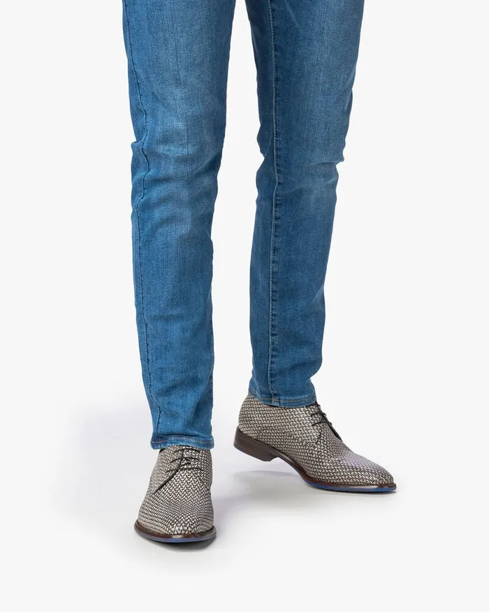 Lace Shoes Men Floris Van Bommel De Netter 1703 Printedleather