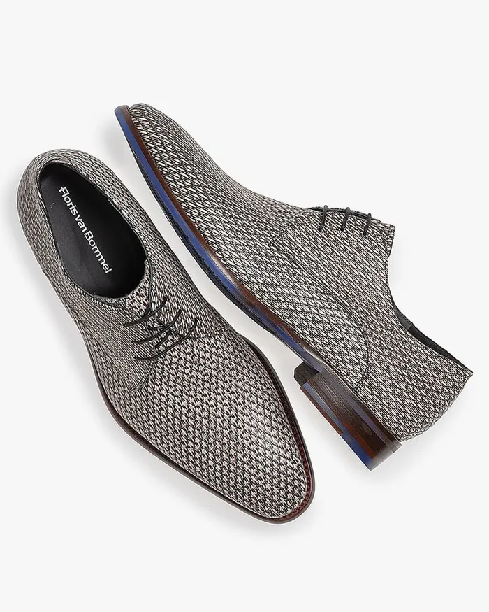Lace Shoes Men Floris Van Bommel De Netter 1703 Printedleather