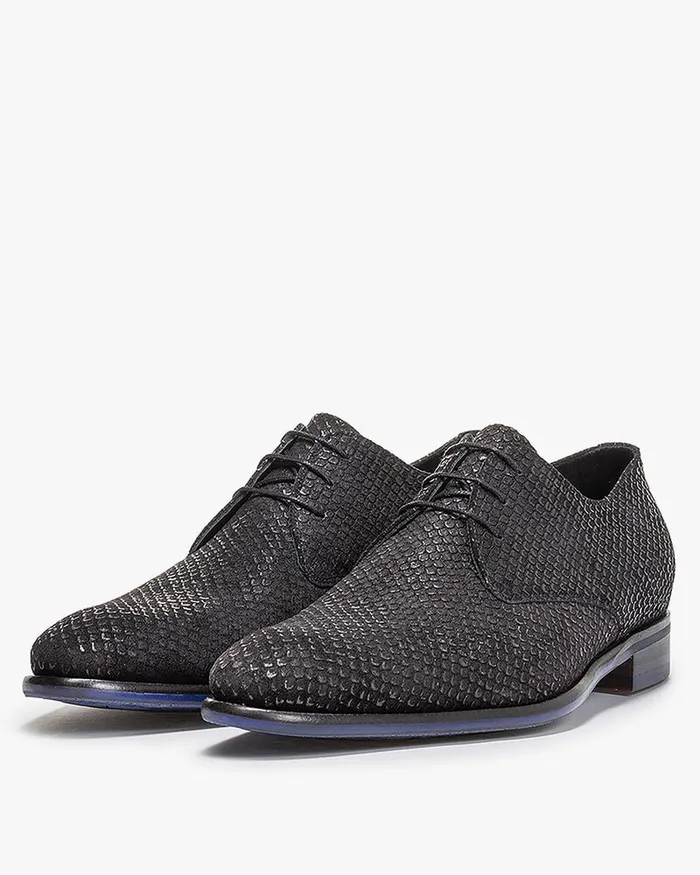 Lace Shoes Men Floris Van Bommel De Stapper 0617 Suede