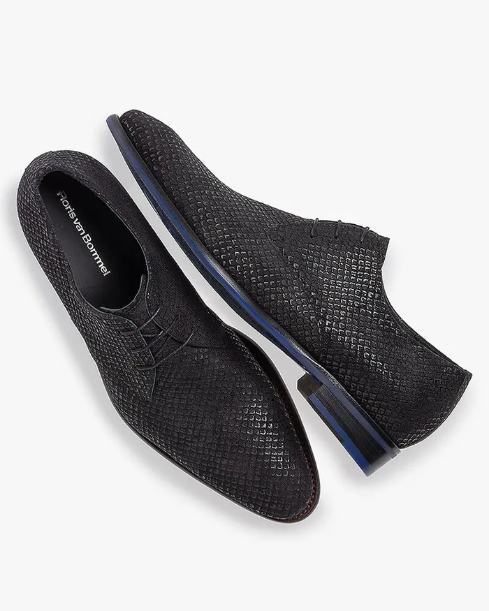 Lace Shoes Men Floris Van Bommel De Stapper 0617 Suede