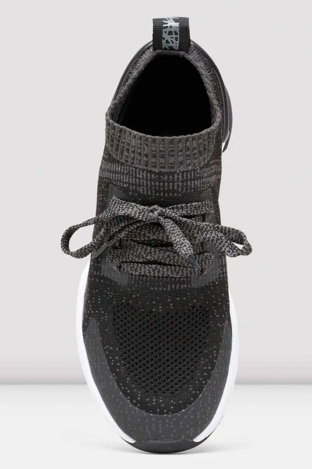 Ladies Alcyone Sneaker Black Knit Adult Dance Sneakers Bloch