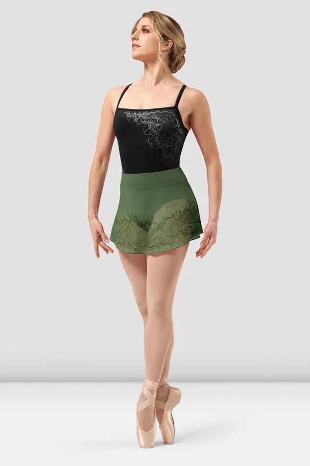 Ladies Asher Pull On Skirt Sage Skirts and Tutus Bloch Adult