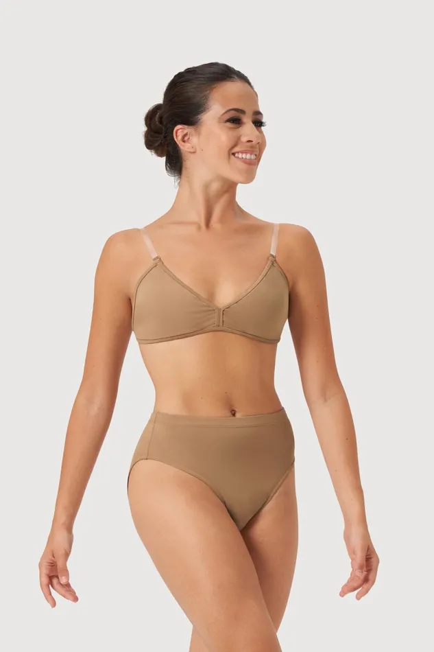 Ladies Deva V Front Bra Tan Adult Underwear Bloch