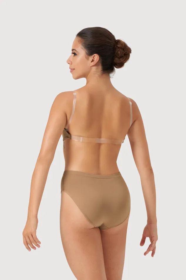 Ladies Deva V Front Bra Tan Adult Underwear Bloch Ladies Deva V Front Bra Tan Adult Underwear Bloch