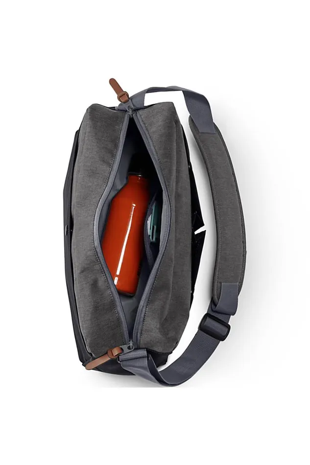Lands039 End Accessories Men Everyday Messenger Bag Oxidized Gray Heather Lands039 End Accessories Men Everyday Messenger Bag Oxidized Gray Heather