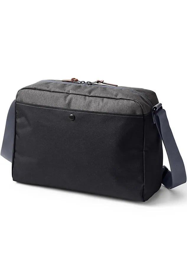 Lands039 End Accessories Men Everyday Messenger Bag Oxidized Gray Heather Lands039 End Accessories Men Everyday Messenger Bag Oxidized Gray Heather