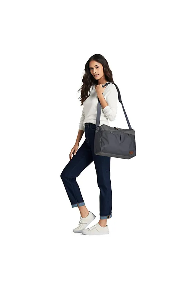 Lands039 End Accessories Men Everyday Messenger Bag Oxidized Gray Heather Lands039 End Accessories Men Everyday Messenger Bag Oxidized Gray Heather