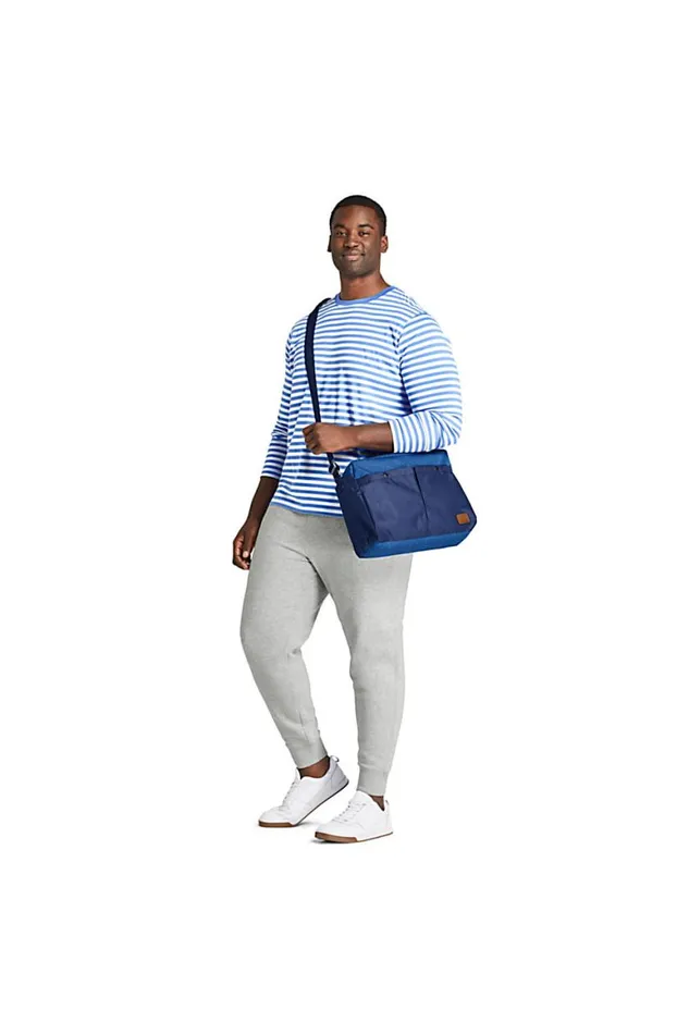 Lands039 End Accessories Men Everyday Messenger Bag Oxidized Gray Heather Lands039 End Accessories Men Everyday Messenger Bag Oxidized Gray Heather