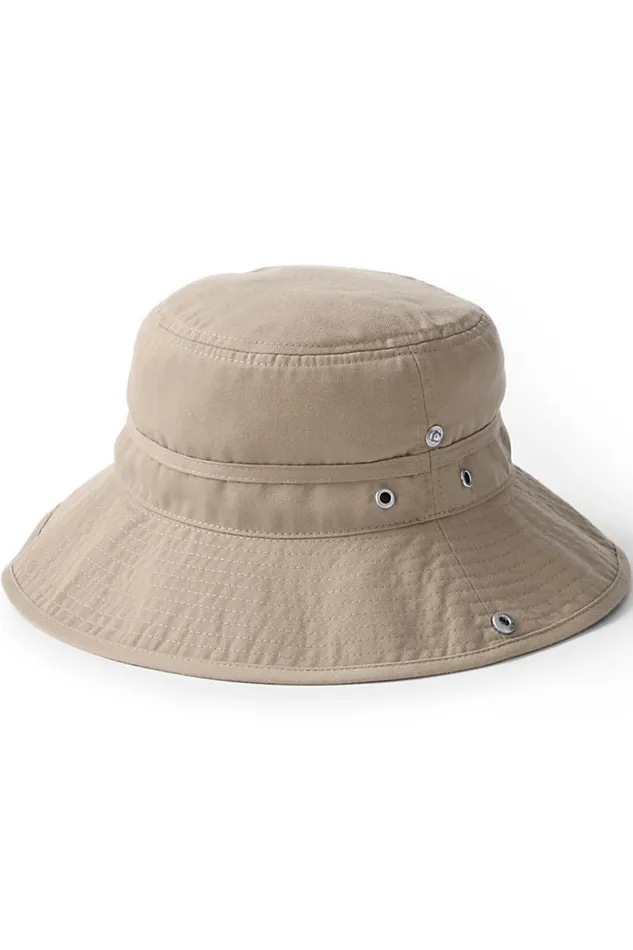 Lands039 End Accessories Men Fishermans Hat Khaki