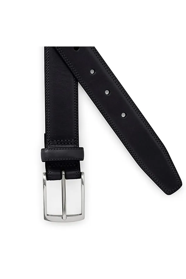 Lands039 End Accessories Men Glove Leather Belt Black Lands039 End Accessories Men Glove Leather Belt Black