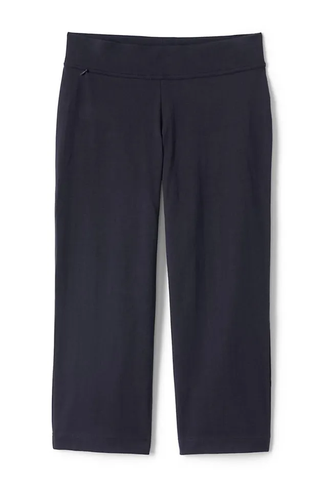 Lands039 End Capris and Crop Pants Women Tall Starfish Mid Rise Elastic Waist Pull On Crop Pants True Navy Lands039 End Capris and Crop Pants Women Tall Starfish Mid Rise Elastic Waist Pull On Crop Pants True Navy