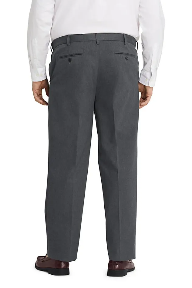 Lands039 End Chinos and Casual Pants Men Big And Tall Comfort Waist Pleated No Iron Twill Dress Pants Radiant Navy Lands039 End Chinos and Casual Pants Men Big And Tall Comfort Waist Pleated No Iron Twill Dress Pants Radiant Navy