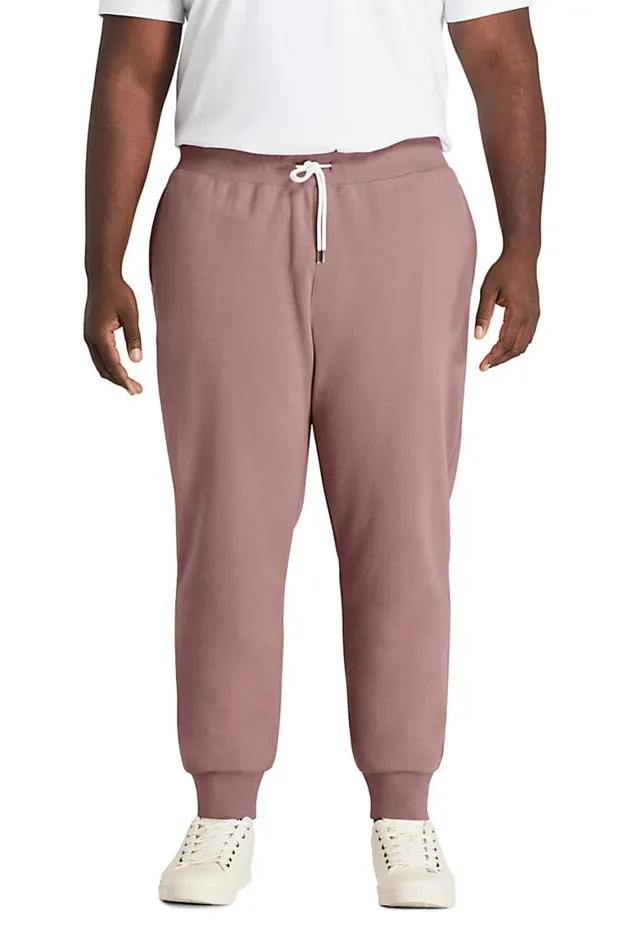Lands039 End Chinos and Casual Pants Men Big And Tall French Terry Jogger Sweatpants Mauve Quartz Lands039 End Chinos and Casual Pants Men Big And Tall French Terry Jogger Sweatpants Mauve Quartz