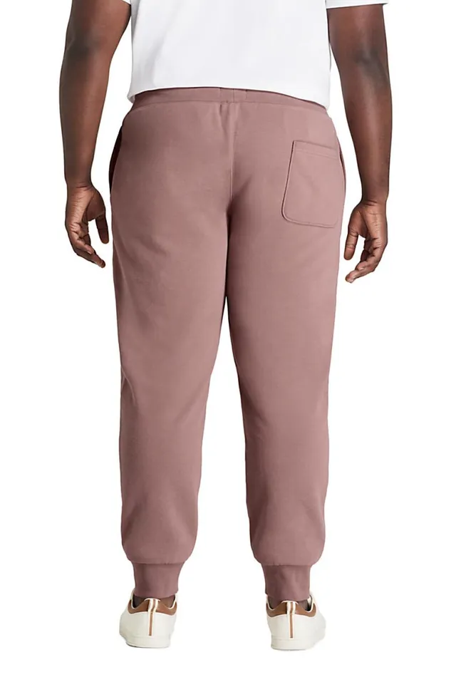 Lands039 End Chinos and Casual Pants Men Big And Tall French Terry Jogger Sweatpants Mauve Quartz Lands039 End Chinos and Casual Pants Men Big And Tall French Terry Jogger Sweatpants Mauve Quartz