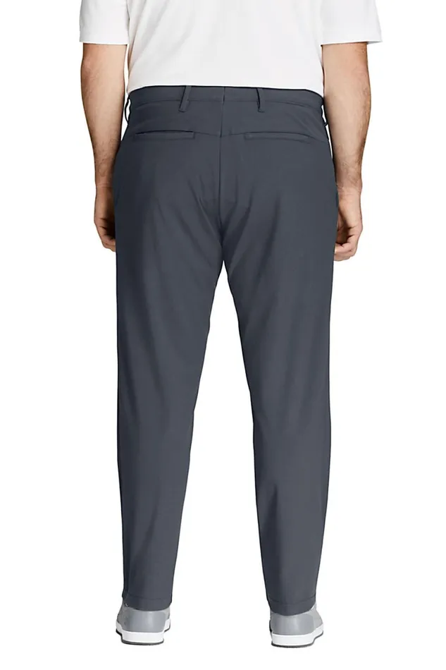 Lands039 End Chinos and Casual Pants Men Big And Tall Straight Fit Knit Performance Chino Pants Radiant Navy