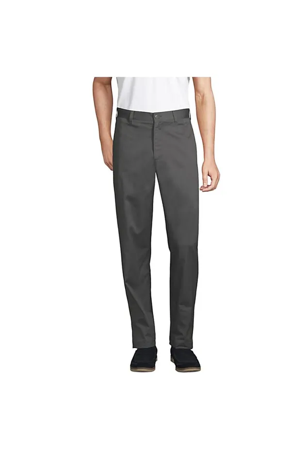 Lands039 End Chinos and Casual Pants Men Blend Plain Front Chino Pants Arctic Gray Lands039 End Chinos and Casual Pants Men Blend Plain Front Chino Pants Arctic Gray