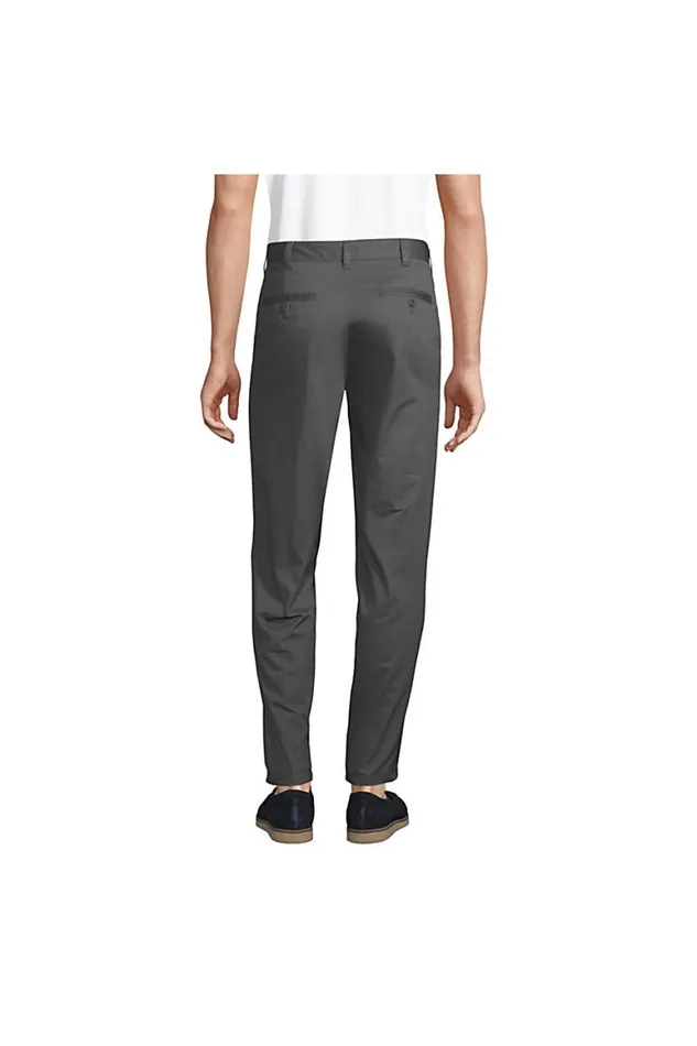 Lands039 End Chinos and Casual Pants Men Blend Plain Front Chino Pants Arctic Gray Lands039 End Chinos and Casual Pants Men Blend Plain Front Chino Pants Arctic Gray