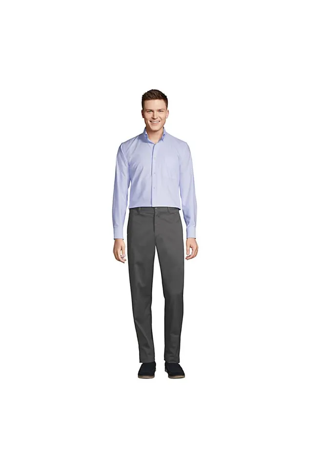 Lands039 End Chinos and Casual Pants Men Blend Plain Front Chino Pants Arctic Gray Lands039 End Chinos and Casual Pants Men Blend Plain Front Chino Pants Arctic Gray